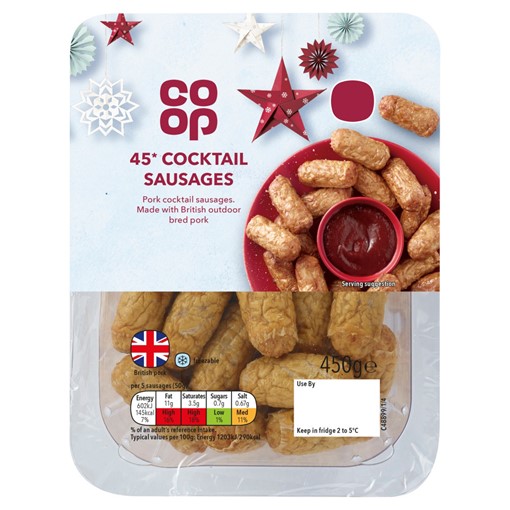 Picture of Co-op Cocktail Sausages 450G