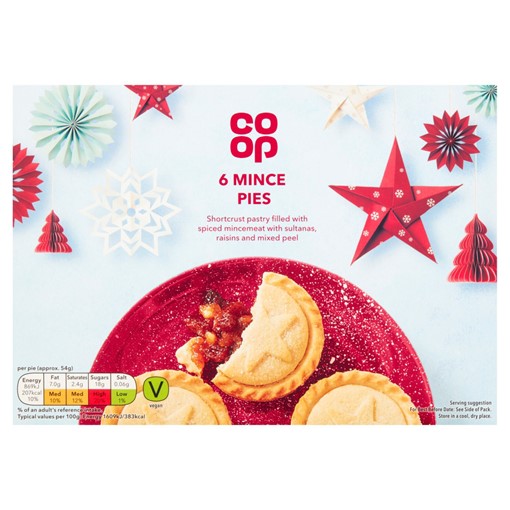 Picture of Co-op 6 Mince Pies