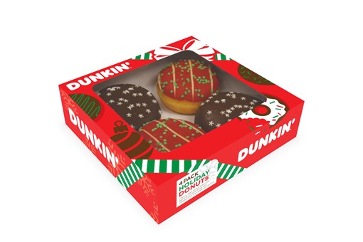 Picture of Dunkin Christmas 4 Pack