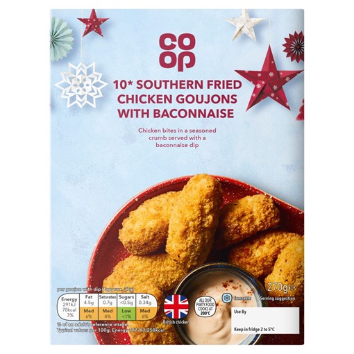 Picture of Co-op Southern Fried Goujons with Baconnase Dip