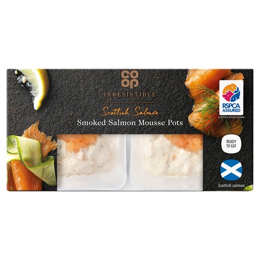 Picture of Co-op Irresistible Smoked Salmon Mousse Pots 2 x 75g (150g)