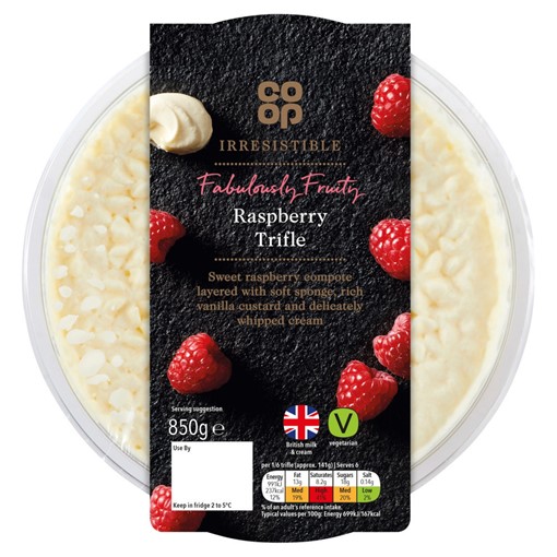 Picture of Co-op Irresistible Raspberry Trifle 850g