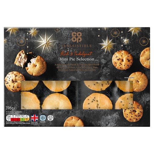 Picture of Co-op Irresistible 12 Mini Pies Selection 396g