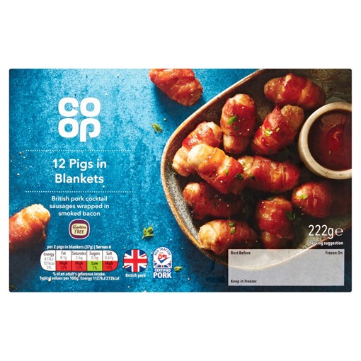 Picture of Co-op 12 Pigs in Blankets 222g