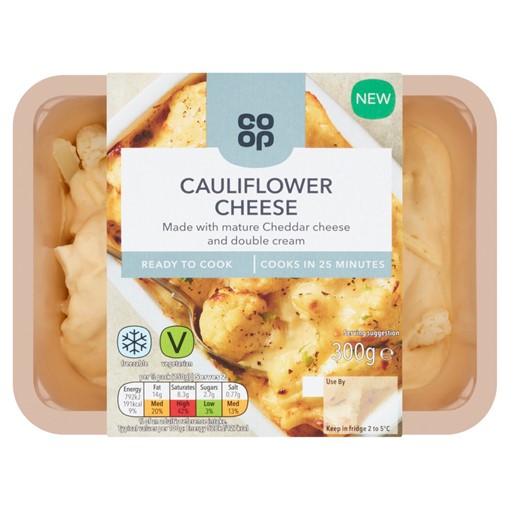 Picture of Co-op Cauliflower Cheese 300g