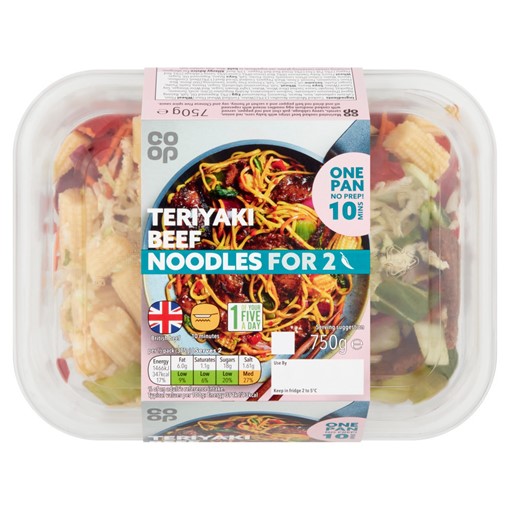 Picture of Co-op Teriyaki Beef Noodles for 2 750g