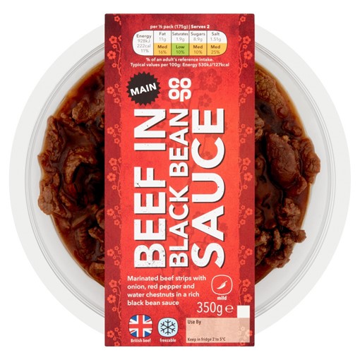 Picture of Co-op Beef in Black Bean Sauce Main 350g