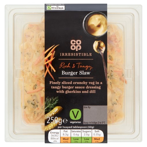 Picture of Co-op Irresistible Burger Slaw 250g