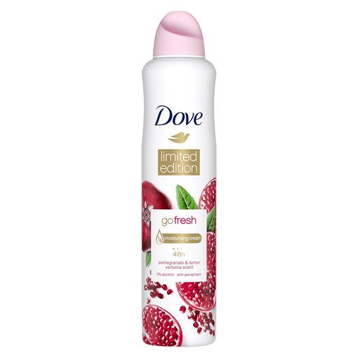 Picture of Dove Pomegranate & Lemon Verbena Anti-perspirant Deodorant Aerosol 250 ml