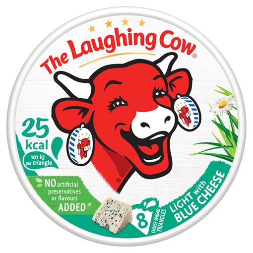 Picture of The Laughing Cow Light Blue Cheese Spread 8 Triangles 128g