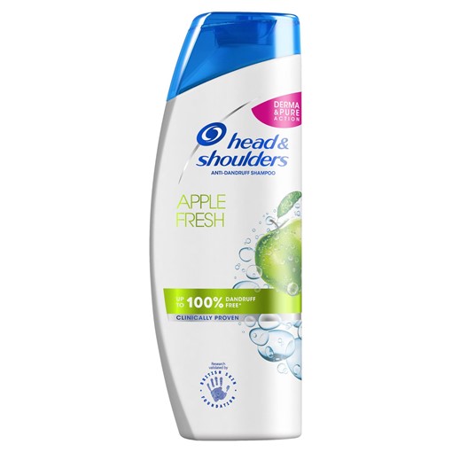 Picture of Head & Shoulders Apple Fresh Anti Dandruff Shampoo For Dry Hair Scalp, 500ml