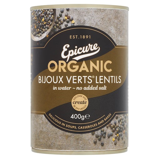 Picture of Epicure Organic Bijoux Verts Lentils 400g