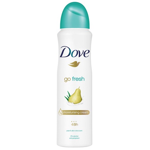 Picture of Dove Pear & Aloe Vera Anti-perspirant Deodorant Aerosol 150ml