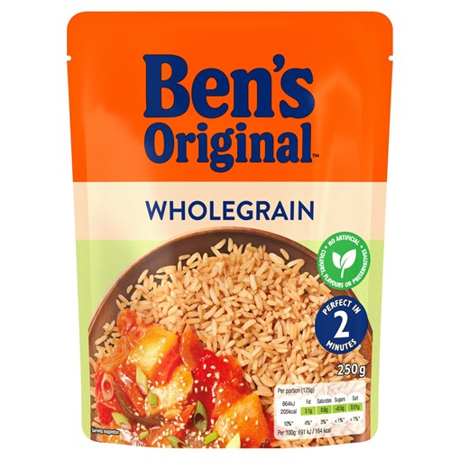 Picture of Bens Original Wholegrain Microwave Rice 250g