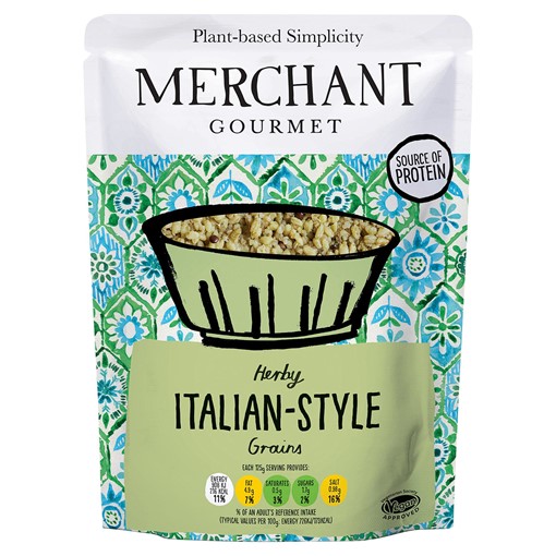 Picture of Merchant Gourmet Herby Italian-Style Grains 250g