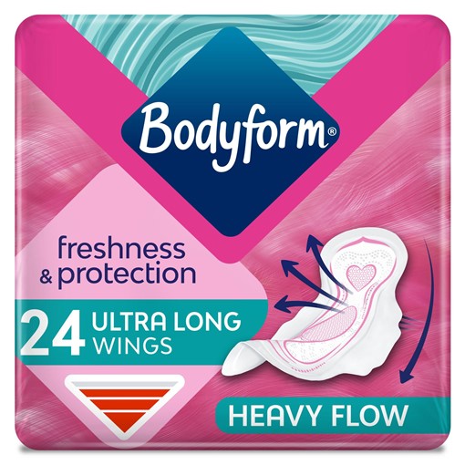 Picture of BODYFORM Ultra Long Wing Sanitary Towel 24 Pack