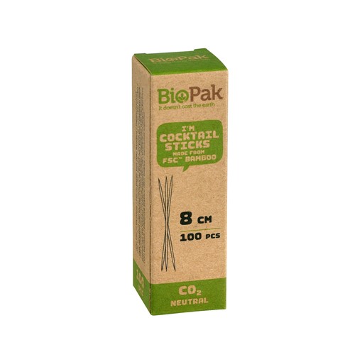 Picture of Duni BioPak Bamboo Cocktail Sticks