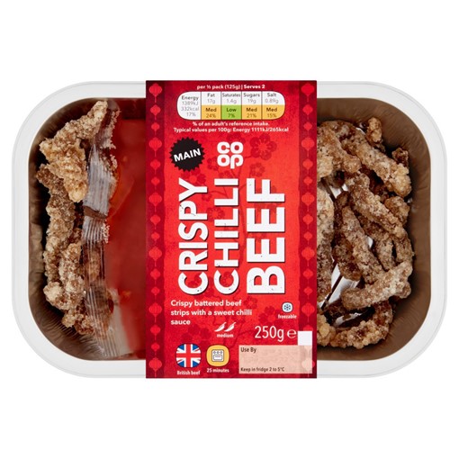 Picture of Co-op Crispy Chilli Beef 250g