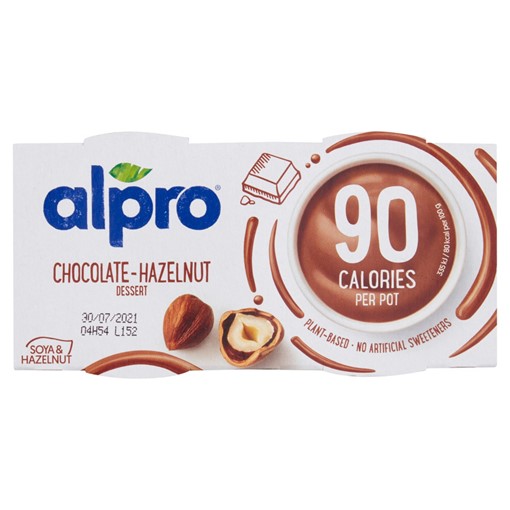 Picture of Alpro Low Calorie Hazelnut Chocolate Dessert 2x113g