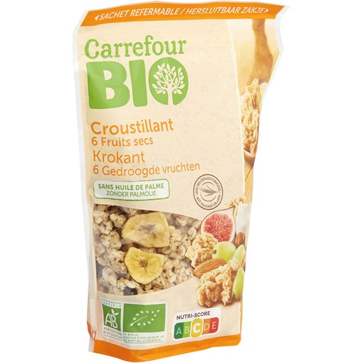 Picture of Carrefour Biio Organic 6 Dried Fruits Muesli Cereals 500g