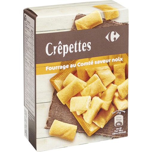 Picture of Carrefour Small Crepes Filled With Comte /Walnut 65 G