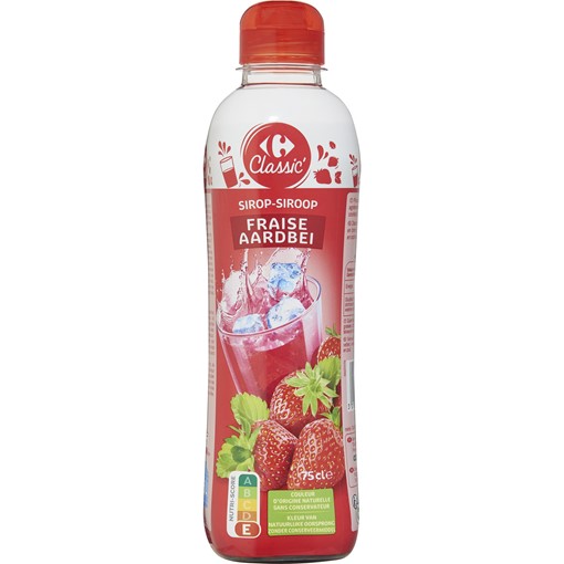 Picture of Carrefour Strawberry Syrup 750ml Can