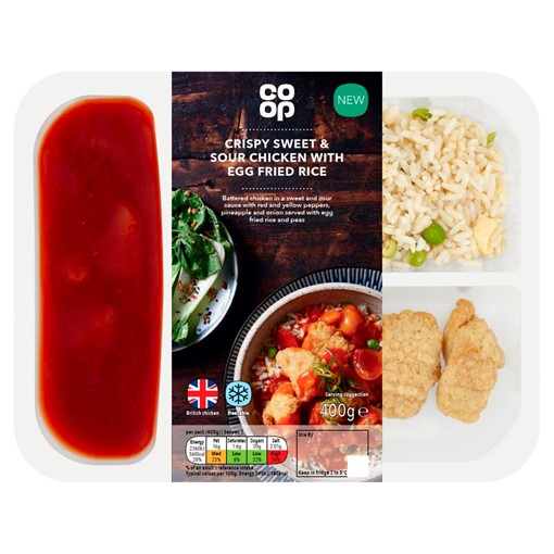 Picture of Co-op Crispy Sweet & Sour Chicken with Egg Fried Rice 400g