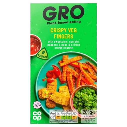 Picture of Co-op GRO Crispy Veg Fingers 283g