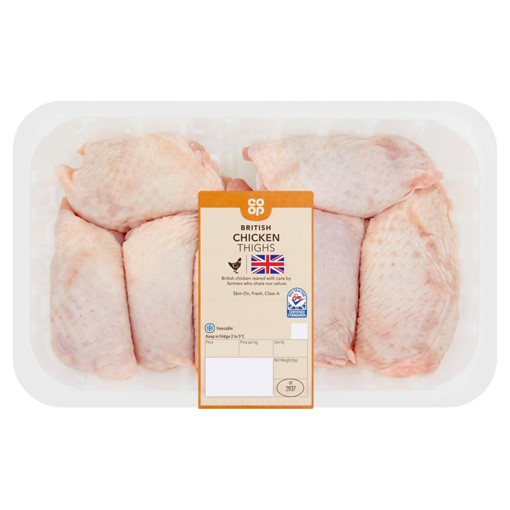 Picture of Co-op British Chicken Thighs 1000g