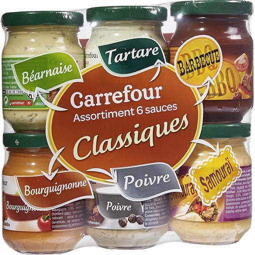 Picture of Carrefour Classic Cold Sauces 6 PK