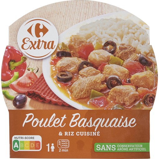 Picture of Carrefour Chicken  La Basquaise with Rice