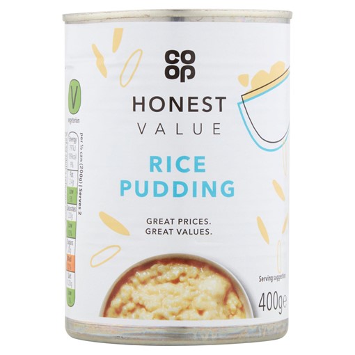 Picture of Co-op Honest Value Rice Pudding 400g