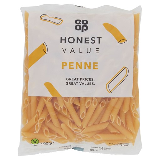 Picture of Co-op Honest Value Penne 500g