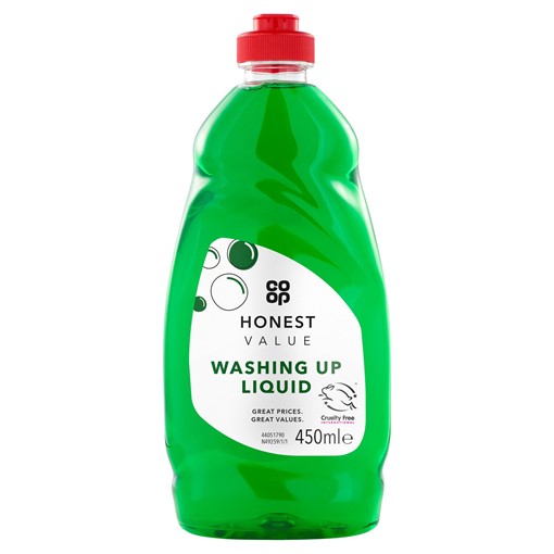 Picture of Co-op Honest Value Washing Up Liquid 450ml