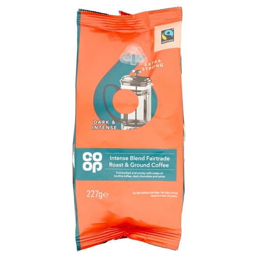 Picture of Co-op Fairtrade Intense Blend Roast & Ground Coffee 227g