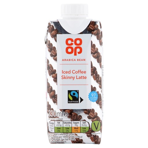 Picture of C?-?? Fairtrade Arabica Bean Iced Coffee Skinny Latte 330ml