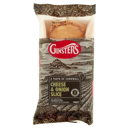 Picture of Ginsters Cheese & Onion Slice 170g