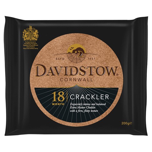Picture of Davidstow Crackler Cornish Extra Mature Cheese 200g
