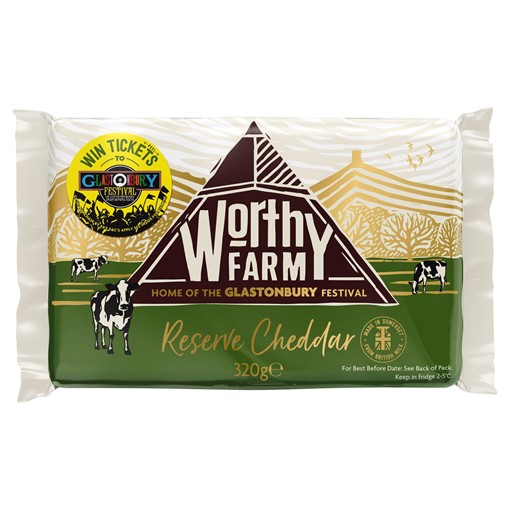 Picture of Worthy Farm Reserve Cheddar 320g