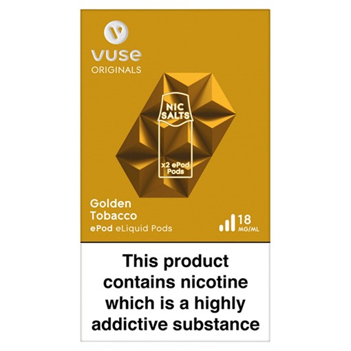 Picture of Vuse Originals 2 Golden Tobacco ePod eLiquid Pods 18 mg/ml