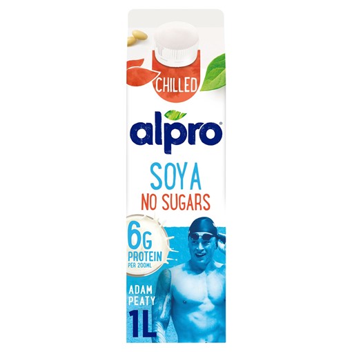 Picture of Alpro Soya No Sugars Chilled Drink 1L