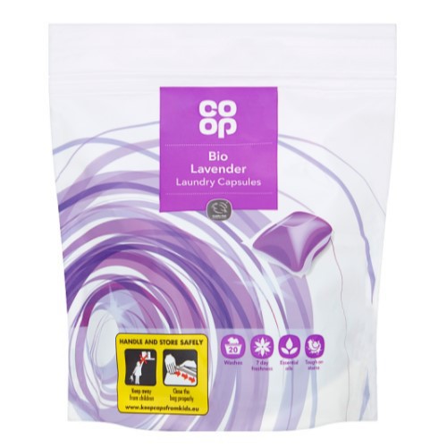 Picture of Co-op Bio Lavender Laundry Capsules 16 x 24.5ml (392ml)