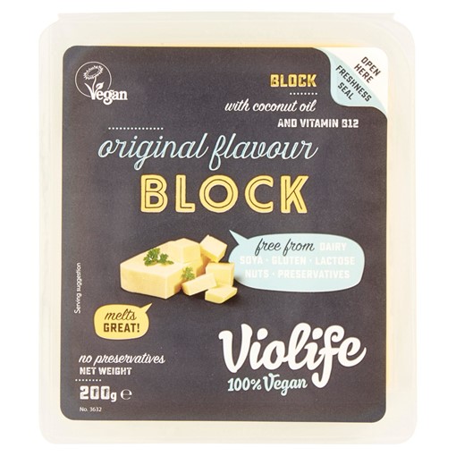Picture of Violife Original Flavour Block Vegan Alternative to Cheese 200g