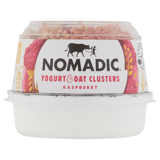 Picture of Nomadic Yogurt & Oats Crunchy Clusters Raspberry 169g