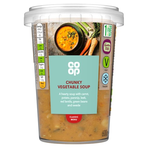Picture of Co-op Chunky Vegetable Soup 600g