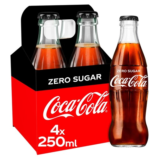 Picture of Coca-Cola Zero Sugar 4 x 250ml
