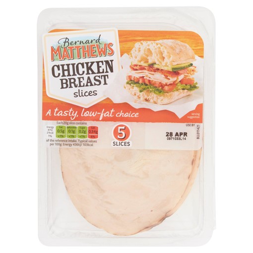 Picture of Bernard Matthews Chicken Breast 5 Slices 100g