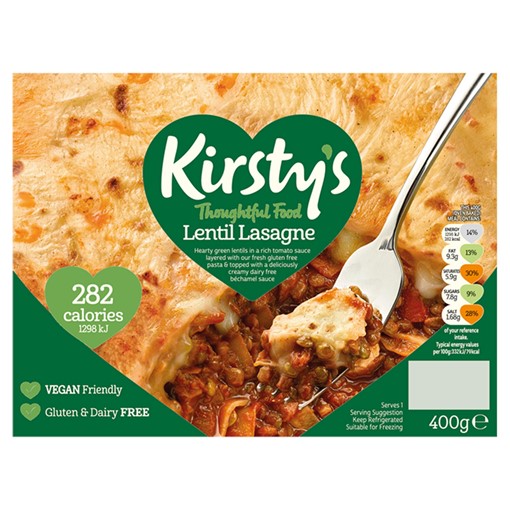 Picture of Kirsty's Thoughtful Food Lentil Lasagne 400g
