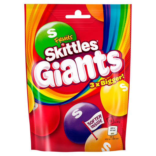 Picture of Skittles Giants Fruit 141G