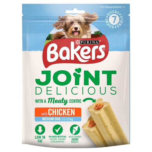 Picture of BAKERS Joint Delicious Medium Dog Treat Chicken 180g